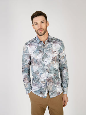 Tourist Sky Blue Long Sleeve Shirt