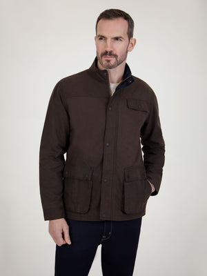 Utilis Brown Wax Jacket