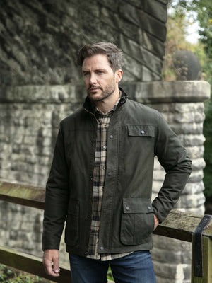 Utilis Olive Wax Jacket