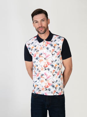 Verona White & Multi Polo