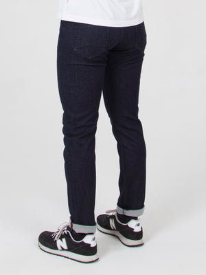 Hyper flex very stretchy comfortable mens raw look deep sea wash slim fit classic denim jean mish mash