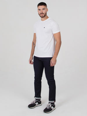 Hyper flex very stretchy comfortable mens raw look deep sea wash slim fit classic denim jean mish mash