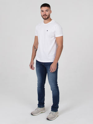 Tapered Fit Hyper FLEX Mid Sandblast Jeans