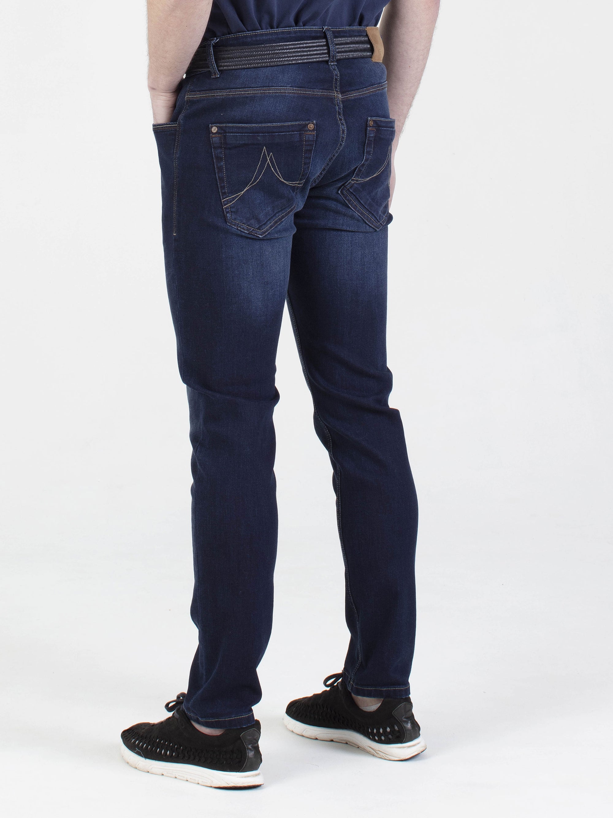 Slim Fit Mid Stretch Recycled Denim Camaro Dark Jeans