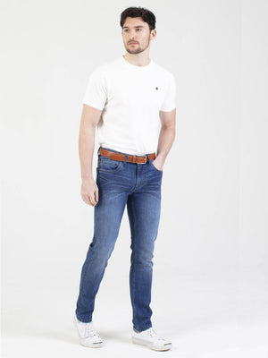 Stretch mens light wash slim fit denim jean mish mash