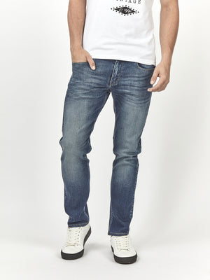 Extra stretchy comfortable mens light blue wash slim fit denim jean mish mash lot xx