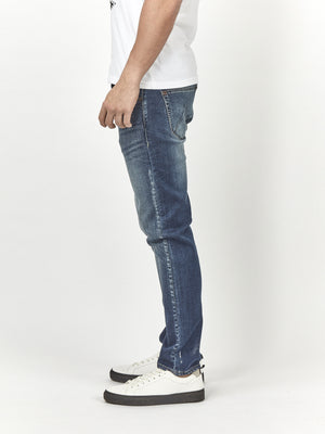 Extra stretchy comfortable mens light blue wash slim fit denim jean mish mash lot xx