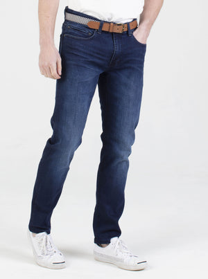 Stretch mens dark wash slim fit denim jean mish mash
