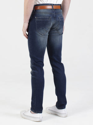 Stretch mens fog tinted wash slim fit denim jean mish mash