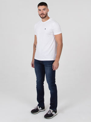 Extra stretch comfortable mens dark wash tapered fit denim jean mish mash lot xx