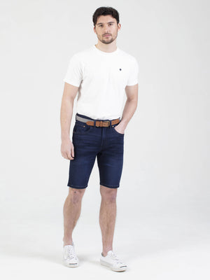 High Stretch Paul Blue Azure Denim Jean Shorts