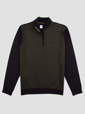 hibok-black-khaki-printed-mens-cotton-lightweight-funnel-neck-sweater-mish-mash