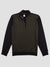 Regular Fit Hibok Black/Khaki Funnel Neck Sweater
