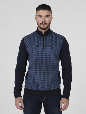 hibok-navy-blue-printed-mens-lightweight-cotton-funnel-neck-sweater-mish-mash