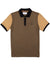 Regular Fit Sirus Camel Printed Jersey Polo