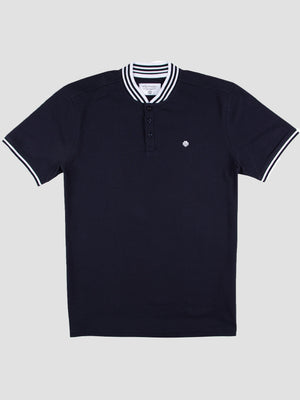 meddlin-navy-bomber-collar-mens-short-sleeve-polo-shirt-mish-mash