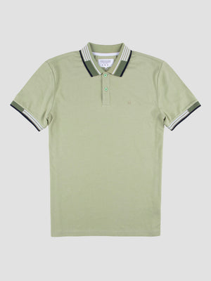 Regular Fit Oslo Pale Green Cotton Jersey Polo