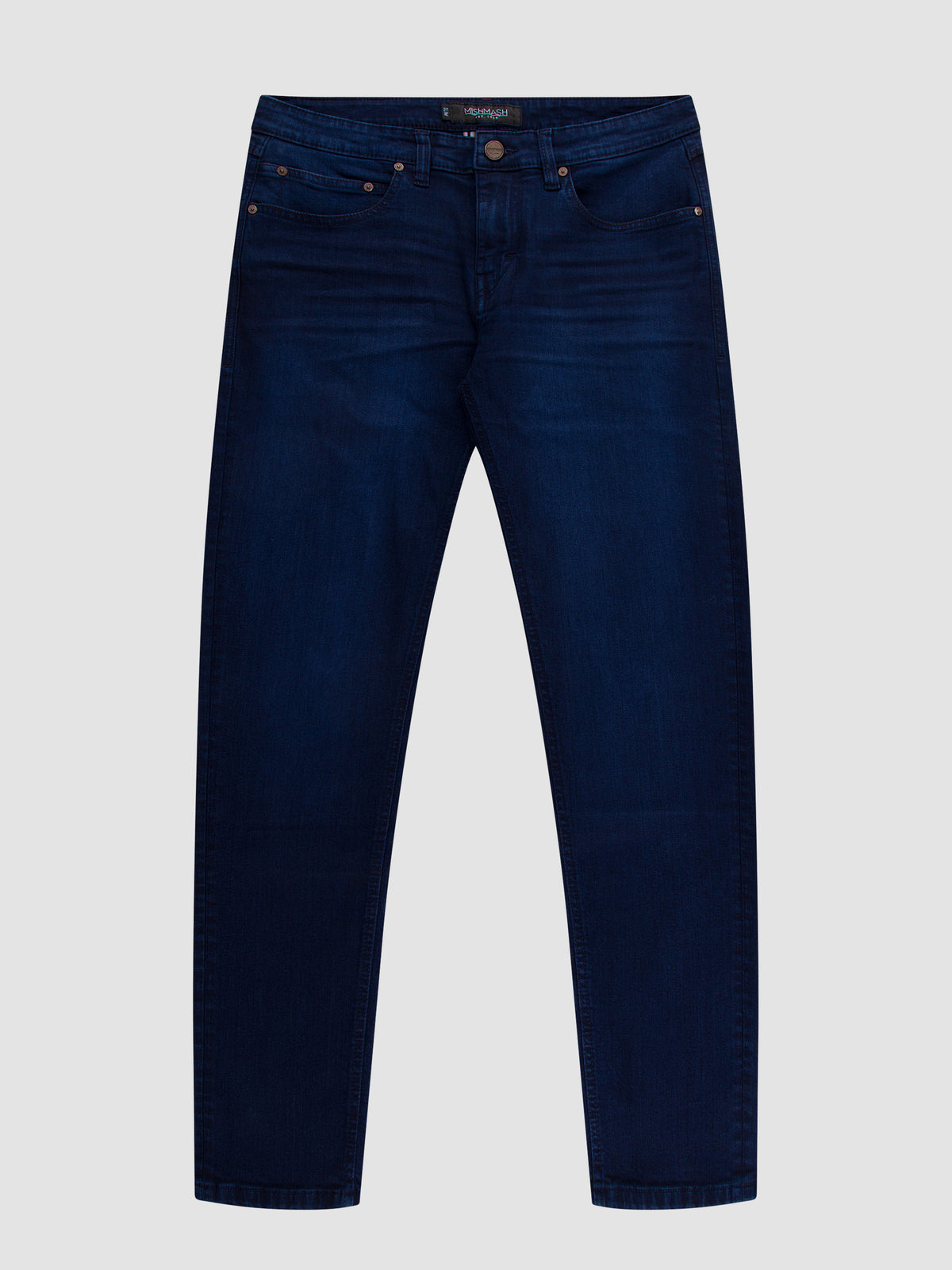 Tapered Fit Mid Stretch Hurst Blue Blue Jeans