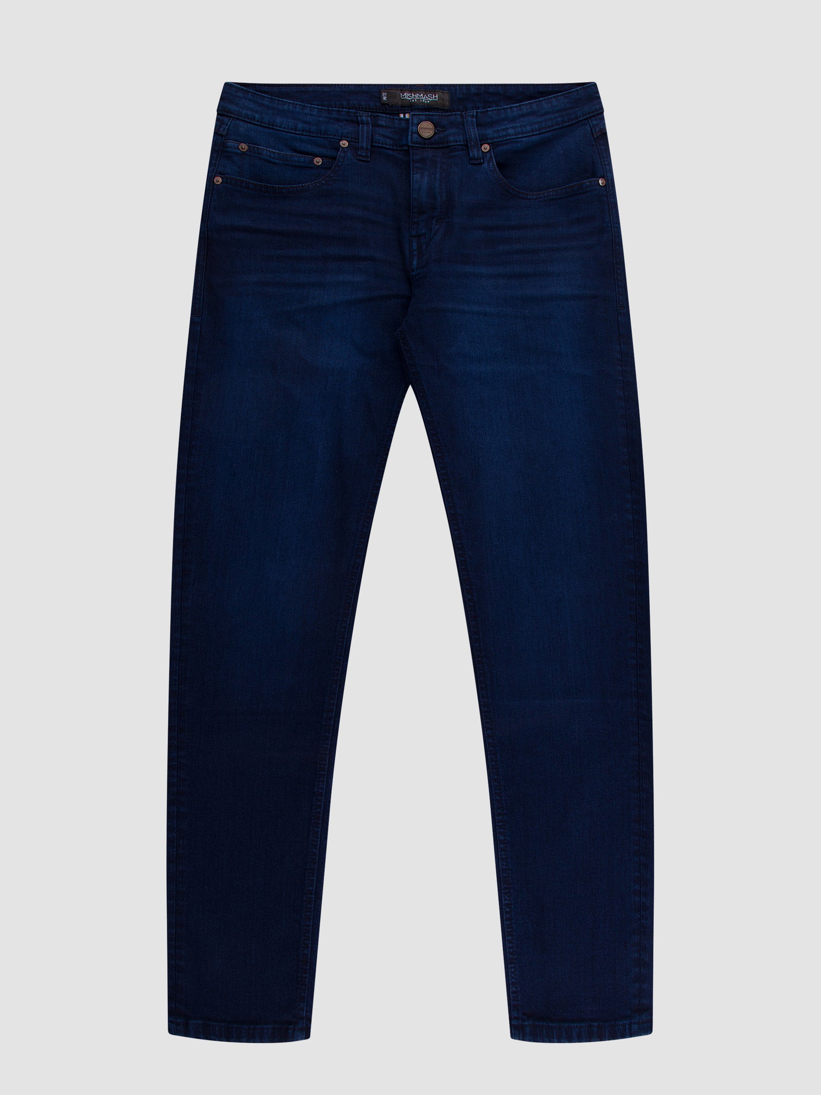 Tapered Fit Mid Stretch Hurst Blue Blue Jeans