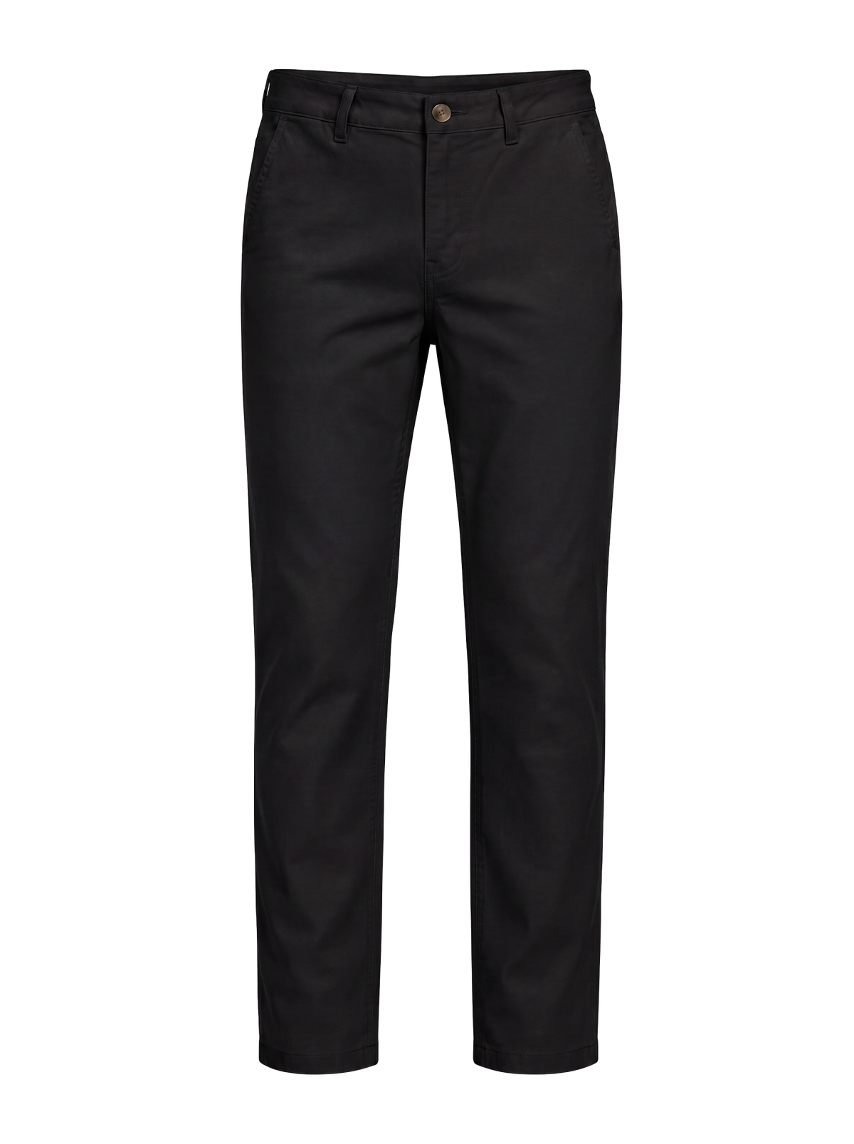Slim Fit Mid Stretch Casual Cotton Bromley Black Chino Trouser