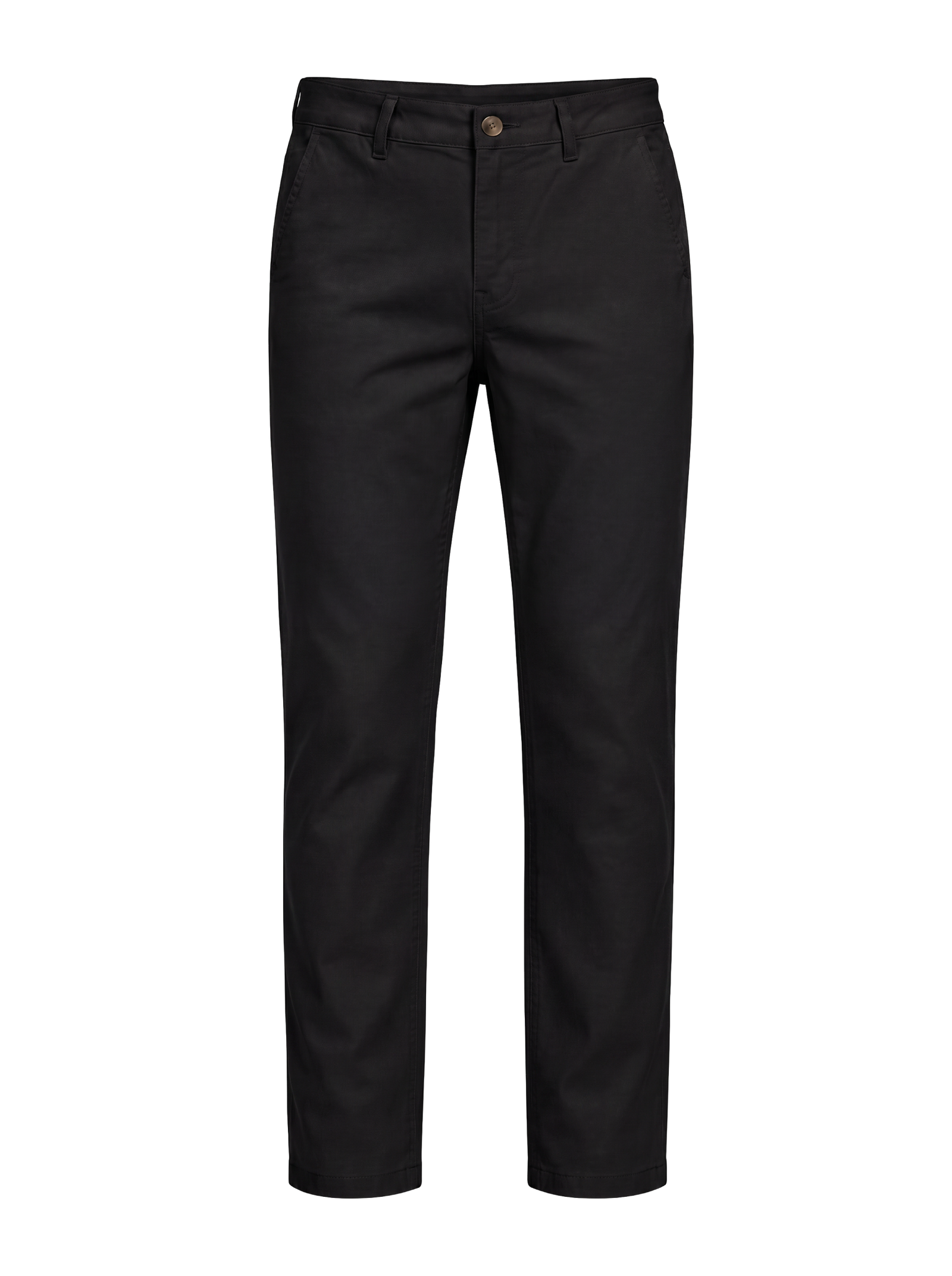 Slim Fit Mid Stretch Casual Cotton Bromley Black Chino Trouser