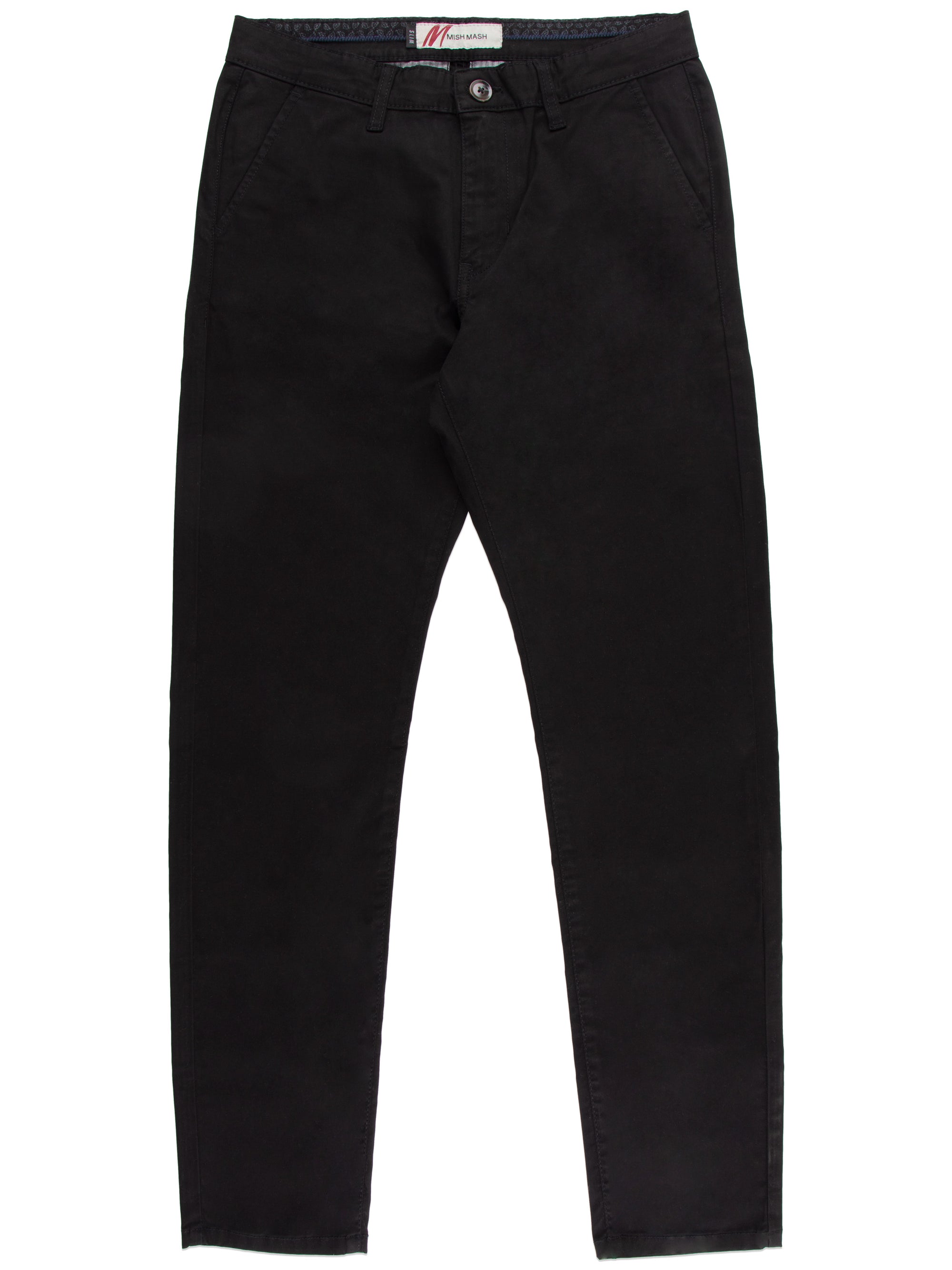 Slim Fit Black Chino Trouser