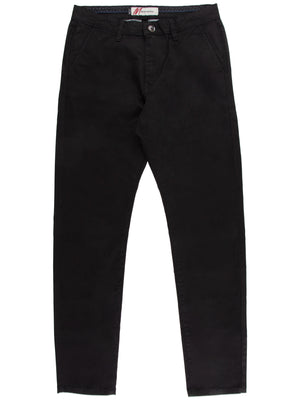 Slim Fit Black Chino Trouser