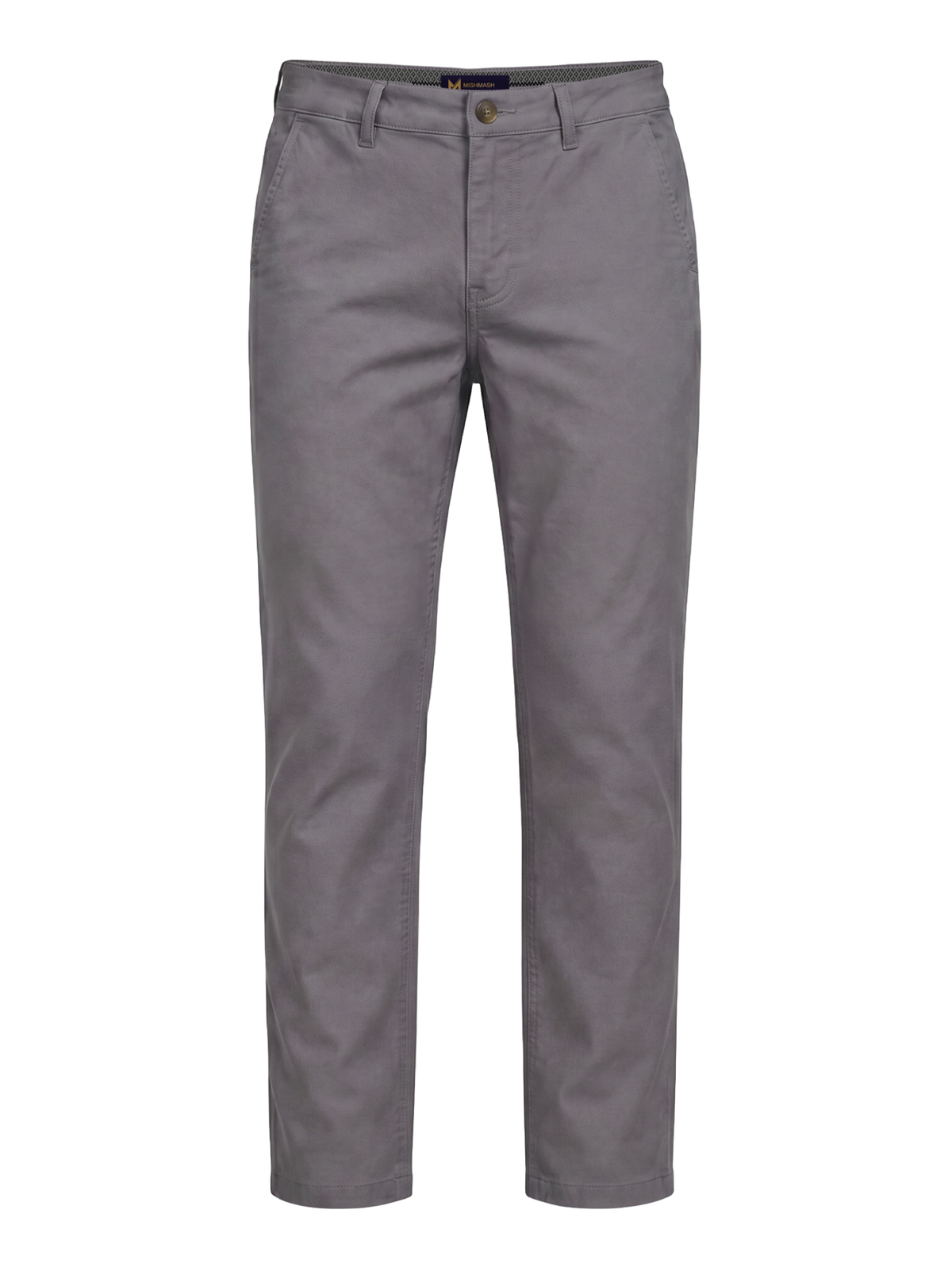 Slim Fit Mid Stretch Casual Cotton Bromley Charcoal Chino Trouser
