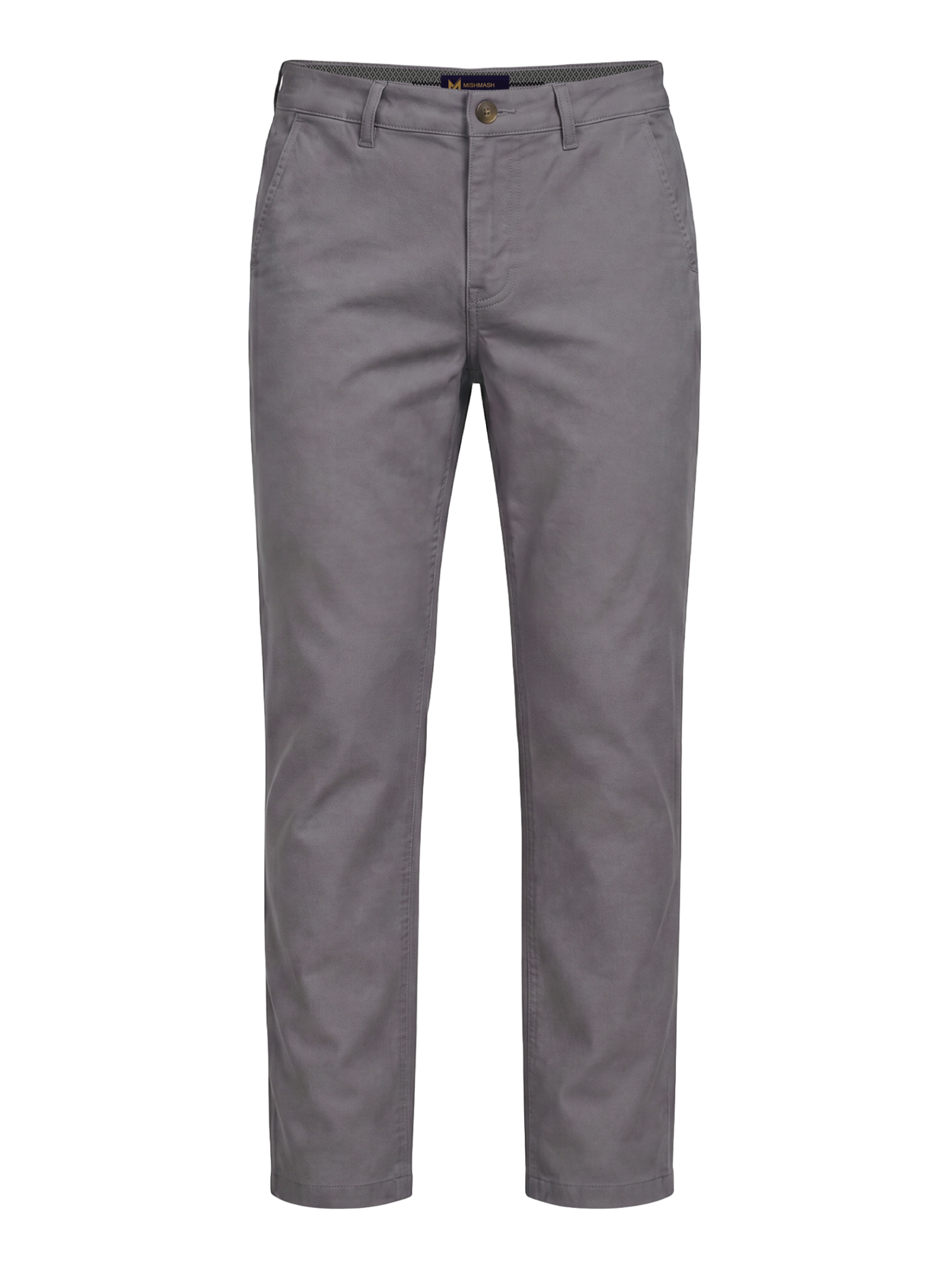 Slim Fit Mid Stretch Casual Cotton Bromley Charcoal Chino Trouser