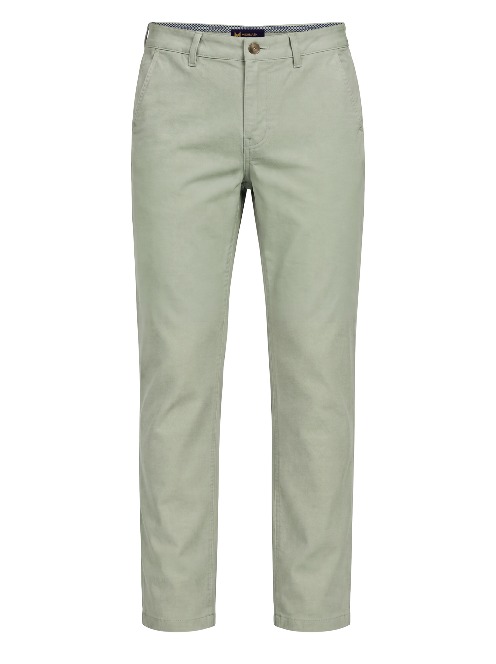 Slim Fit Mid Stretch Casual Cotton Bromley Desert Sage Chino Trouser