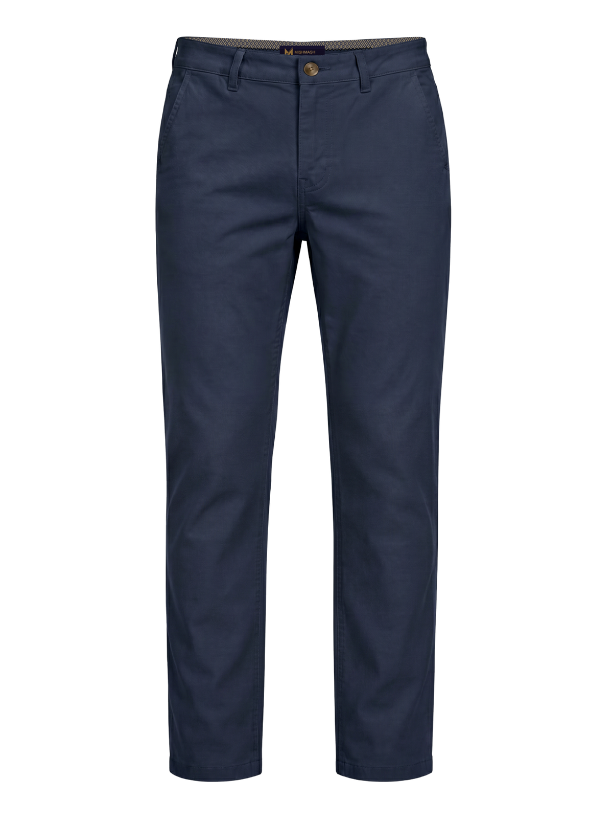 Slim Fit Mid Stretch Casual Cotton Bromley Navy Chino Trouser