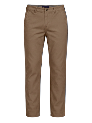 Tapered Fit Mid Stretch Casual Cotton Bromley Nutmeg Chino Trouser