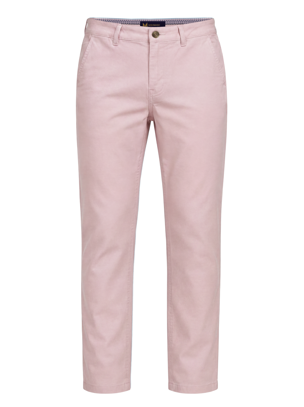 Tapered Fit Bromley Casual Pale Pink Chino Trouser