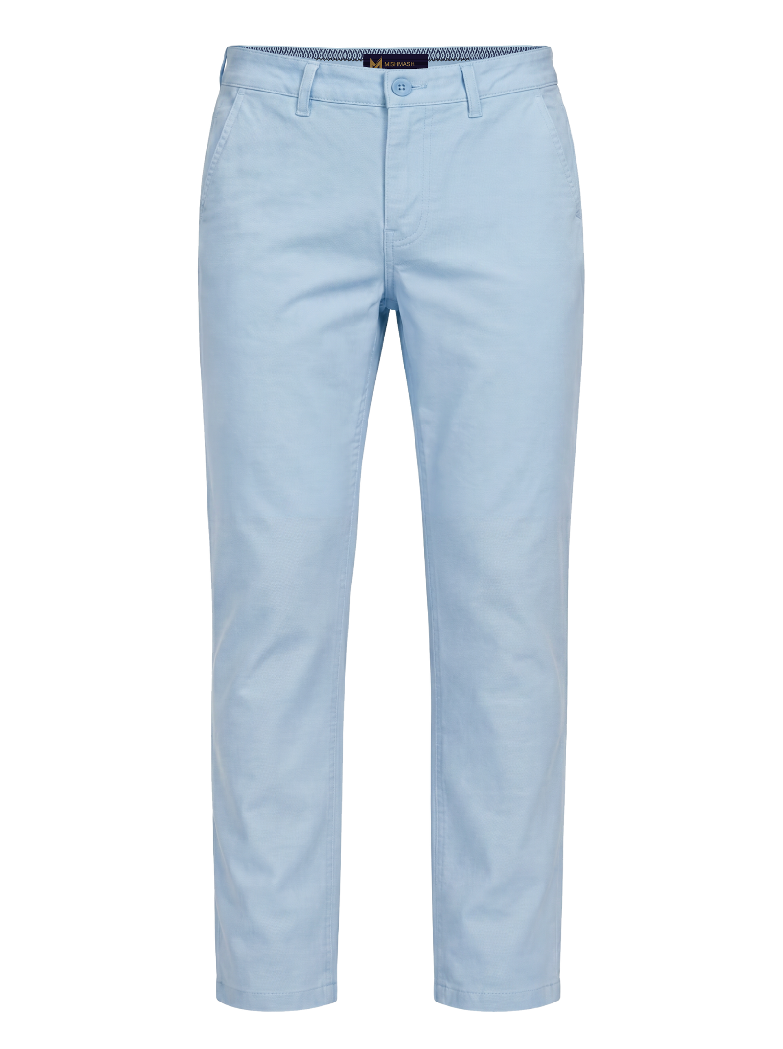 Tapered Fit Bromley Casual Sky Blue Chino Trouser
