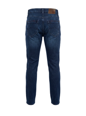 Tapered Fit Ground Dark Jean