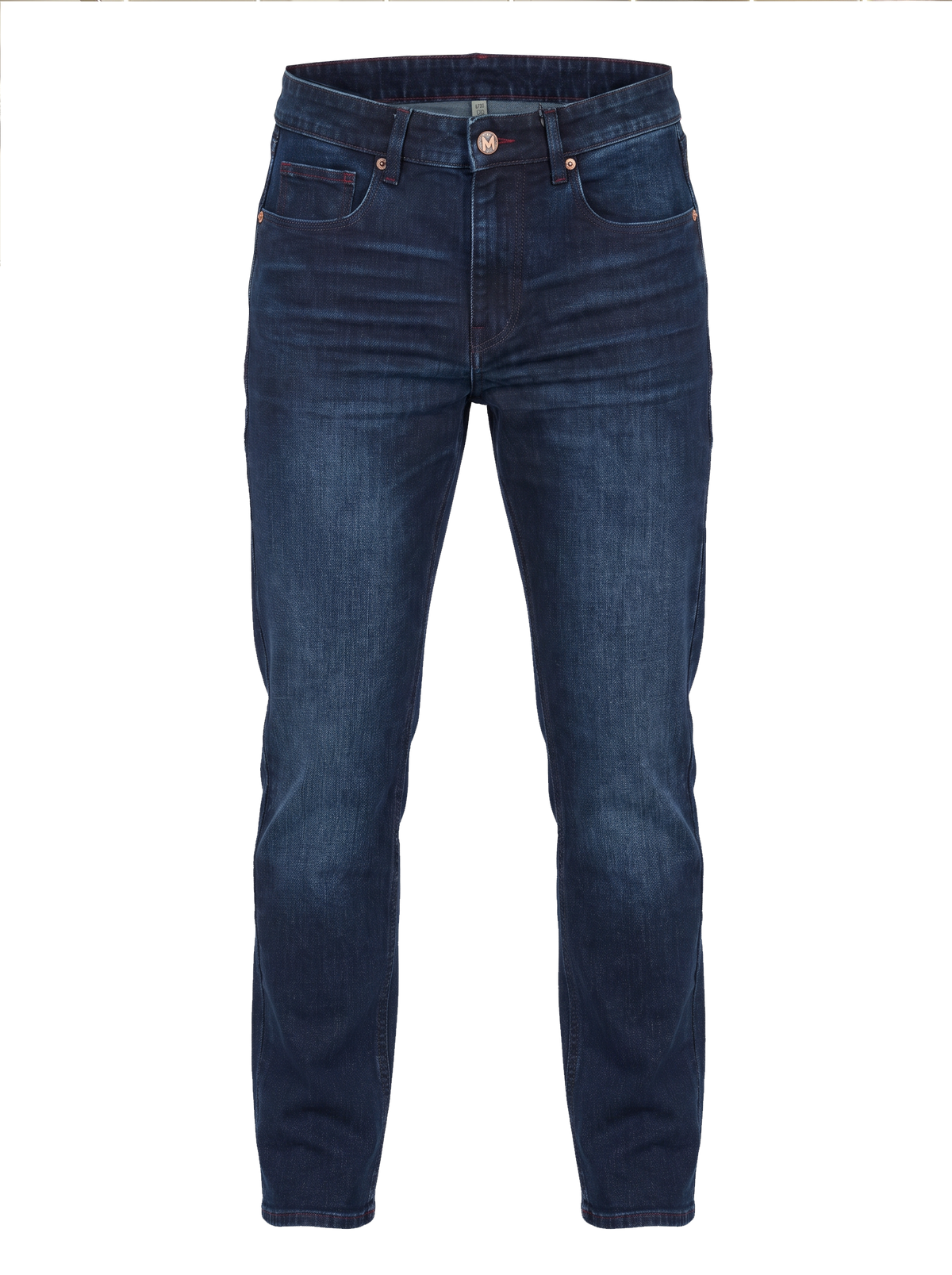 Tapered Fit Ground Dark Jean