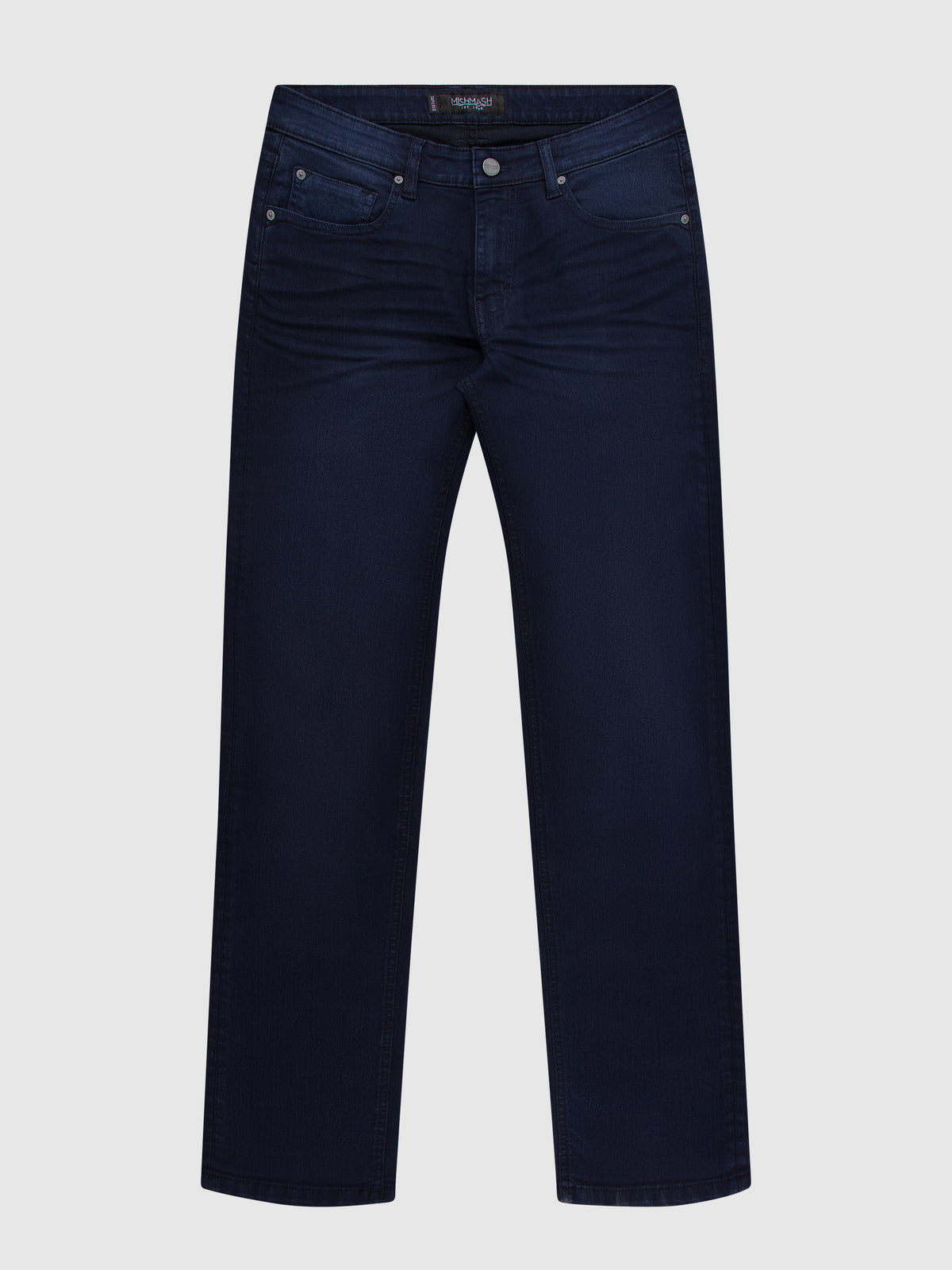Straight Fit Mid Stretch Skylark Navy Jeans