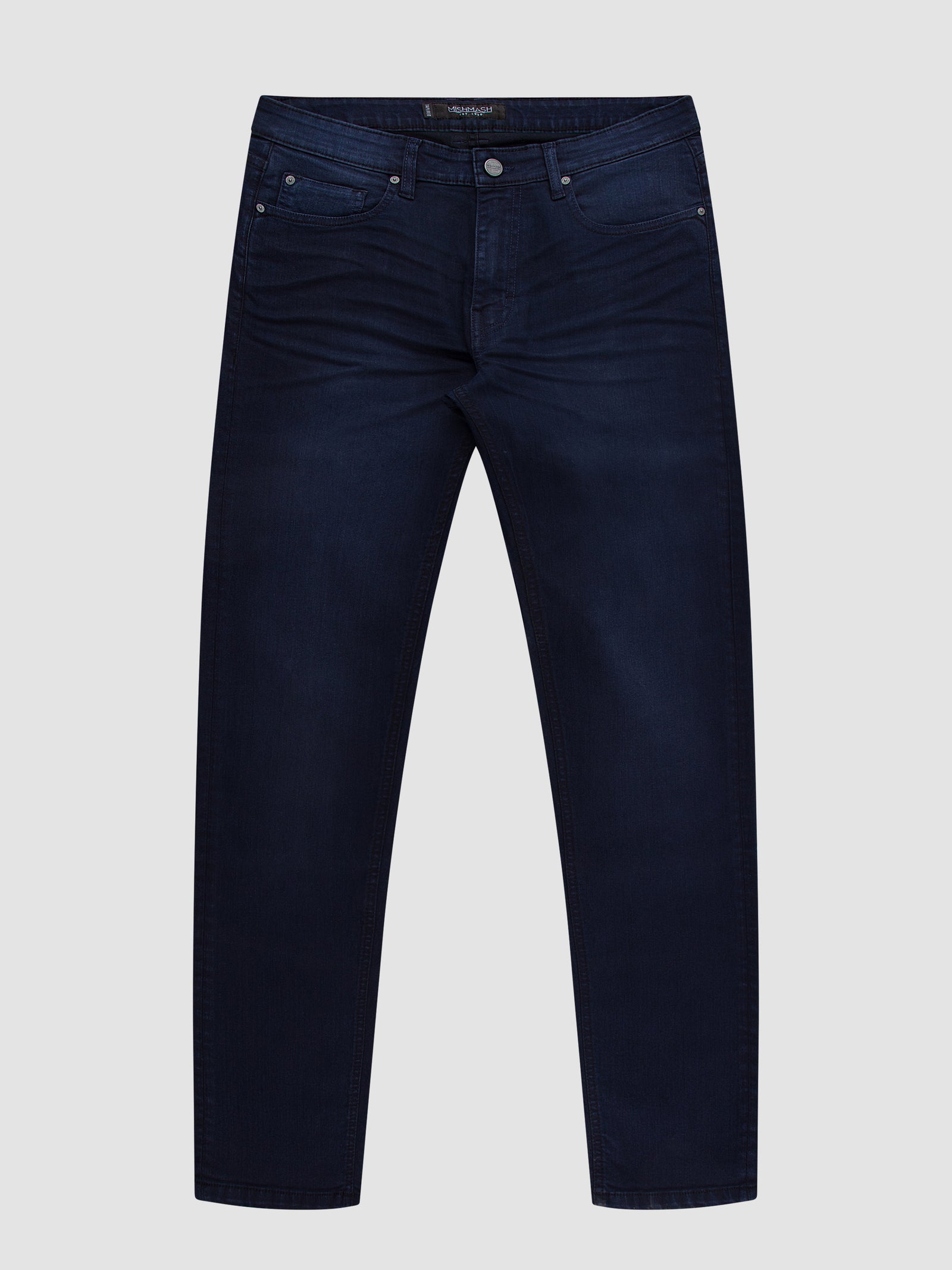 Tapered Fit Mid Stretch Skylark Navy Jeans