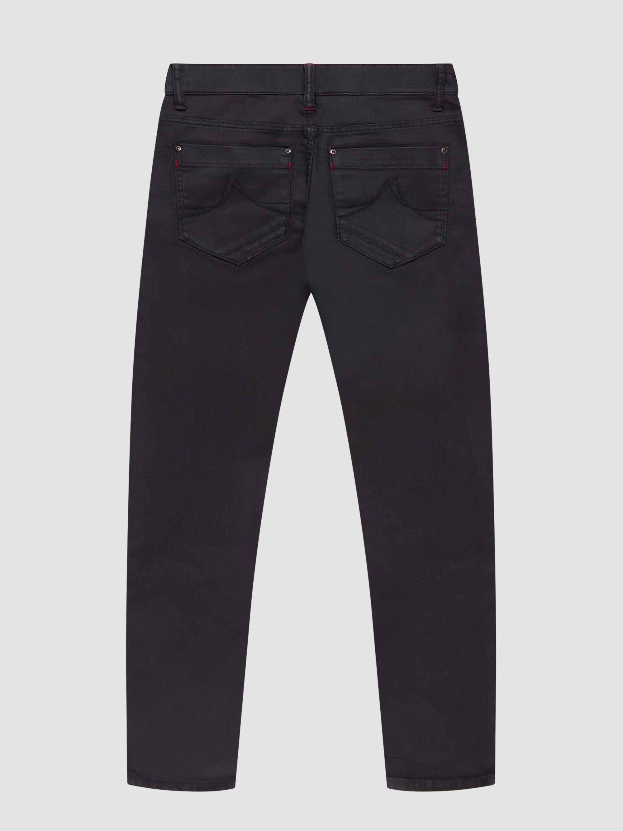 Tapered Fit Buzz Black Denim Jeans