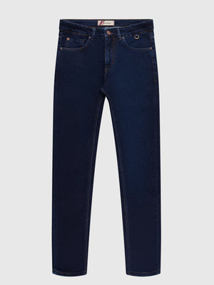 Slim Fit Mid Stretch Corvette Dark Jeans