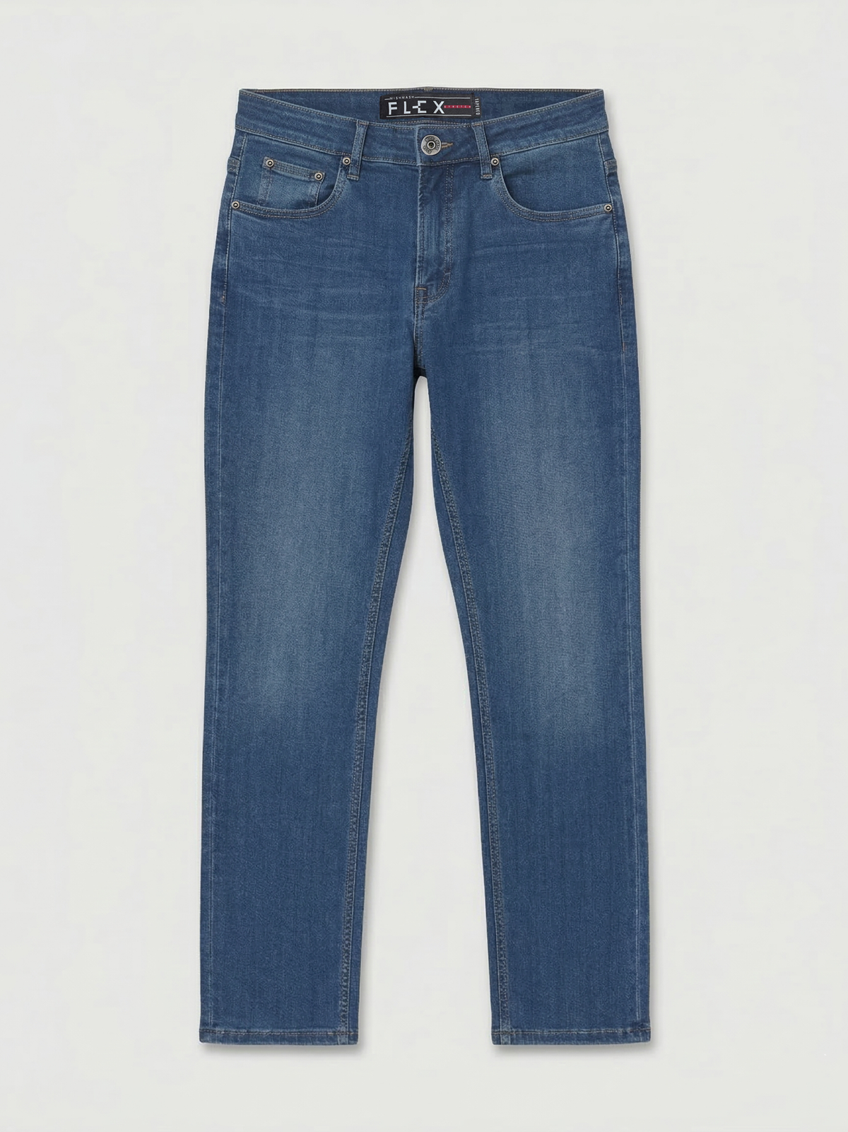 Tapered Fit Flex Indigo Mid Jean