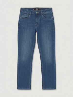 Tapered Fit Flex Indigo Mid Jean