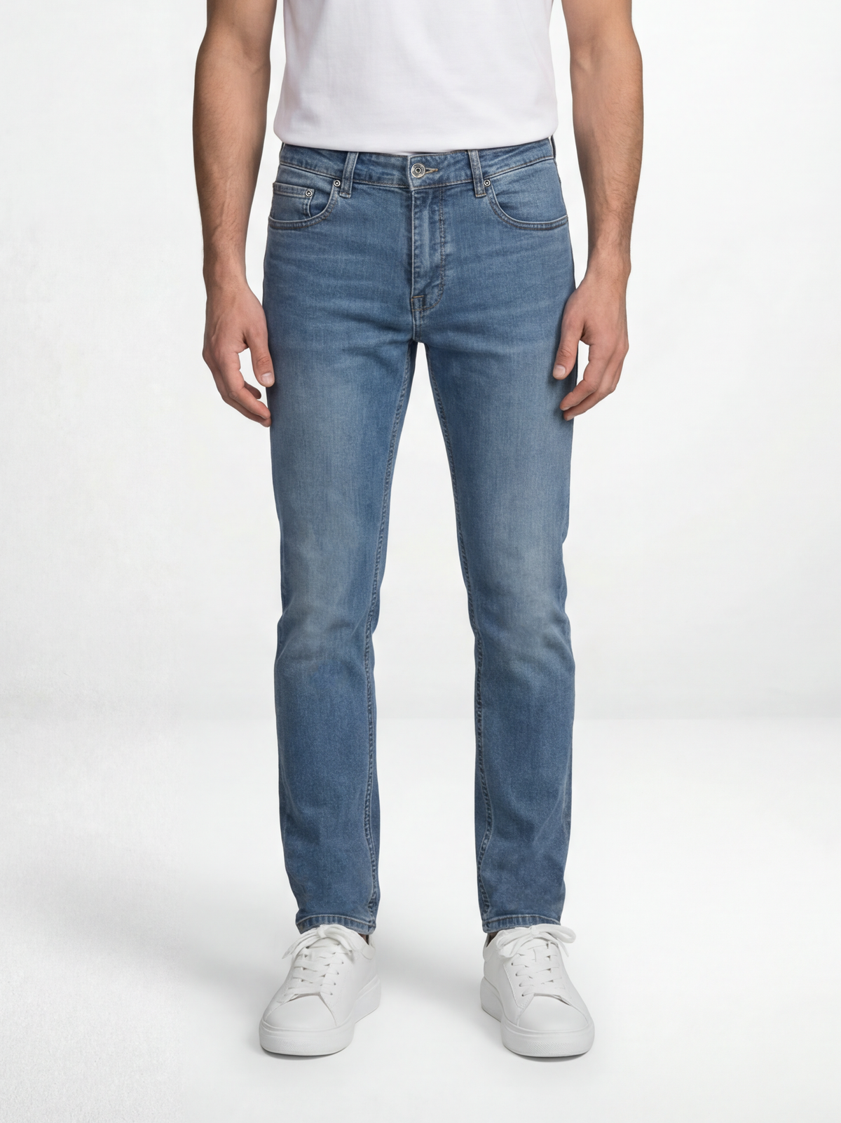 Tapered Fit Flex Indigo Light Jean