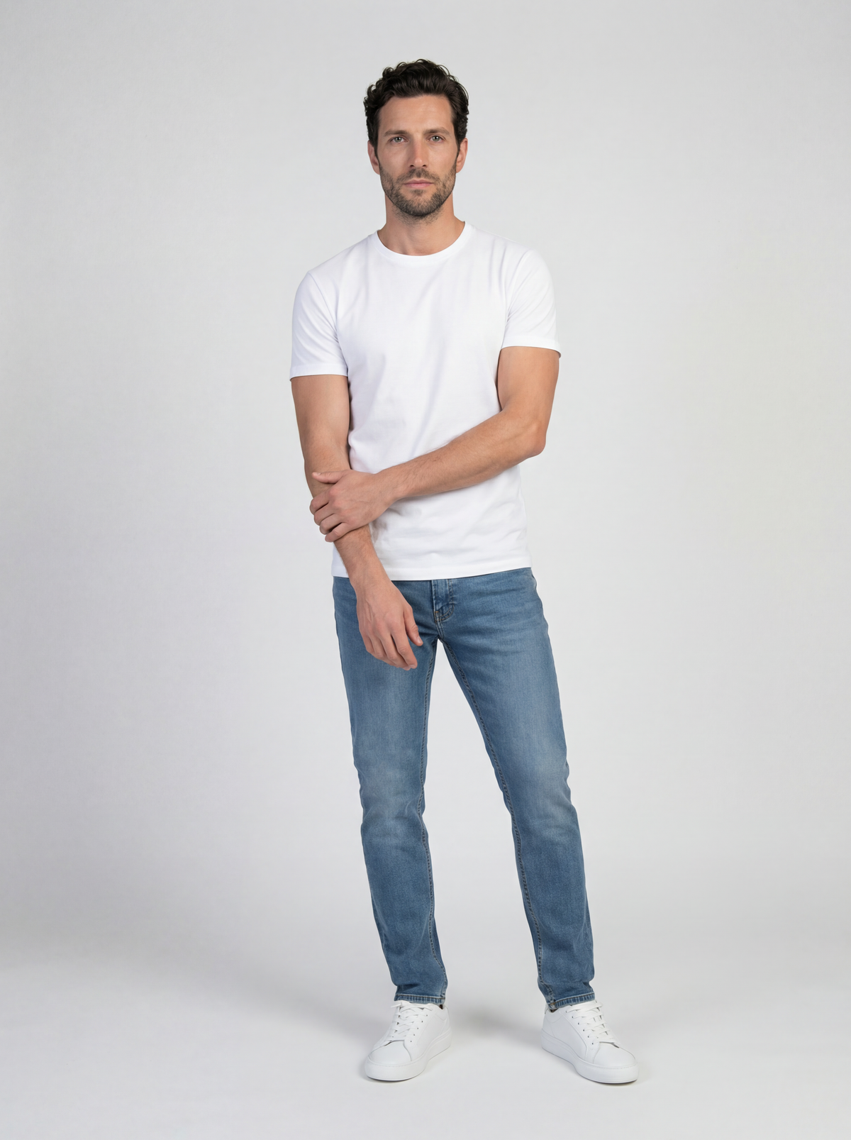 Tapered Fit Flex Indigo Light Jean