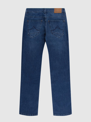 Straight Fit Sundown Dark Wash Jean