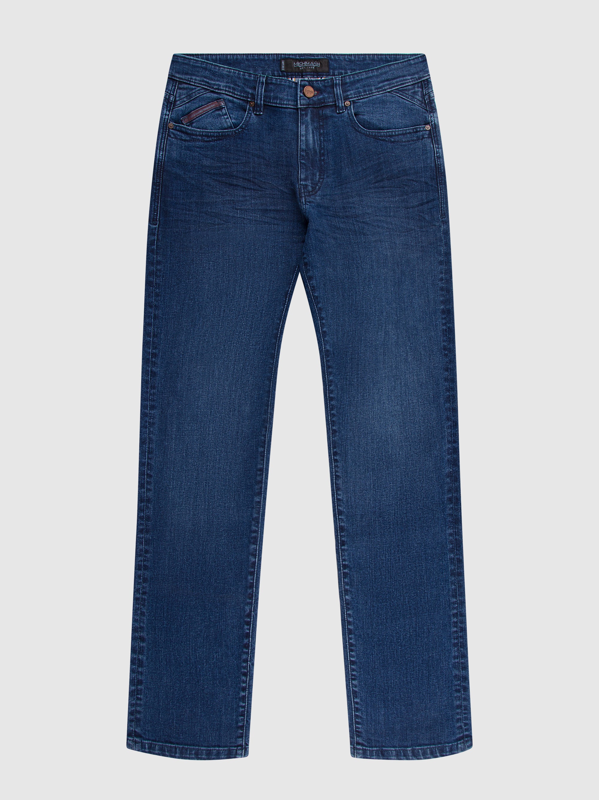 Straight Fit Sundown Dark Wash Jean