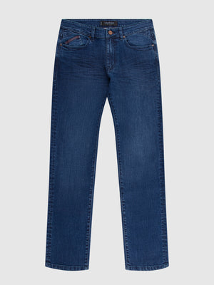 Straight Fit Sundown Dark Wash Jean