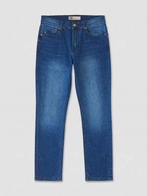 Tapered Fit Seltzer Blue Black Denim