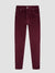 Tapered Fit Mid Stretch Oto Maroon Corduroy Jeans