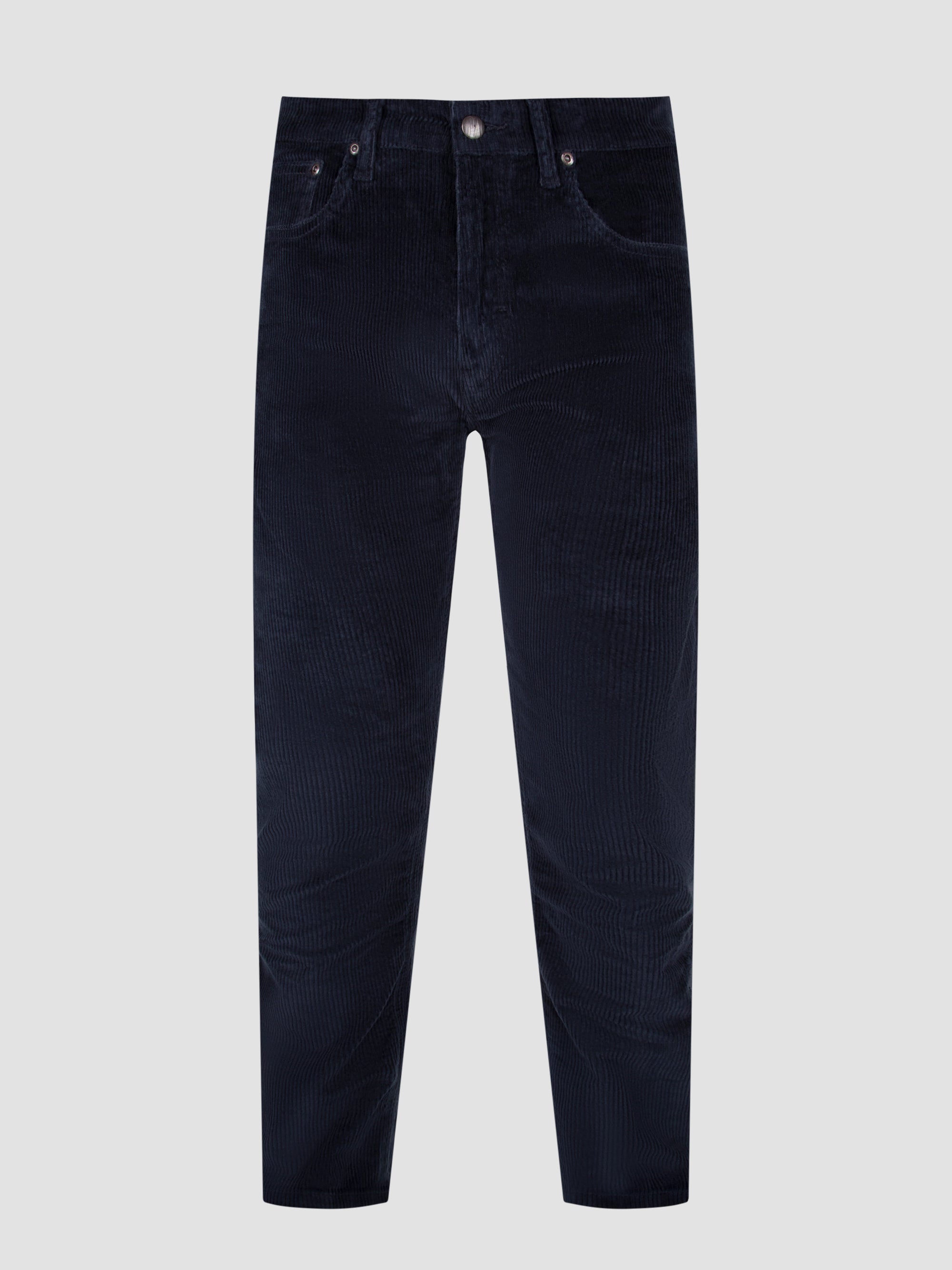 Tapered Fit Mid Stretch Oto Dark Blue Corduroy Jeans